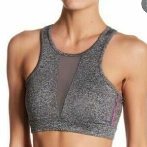 C&C California Charcoal T-Back Sports Bra